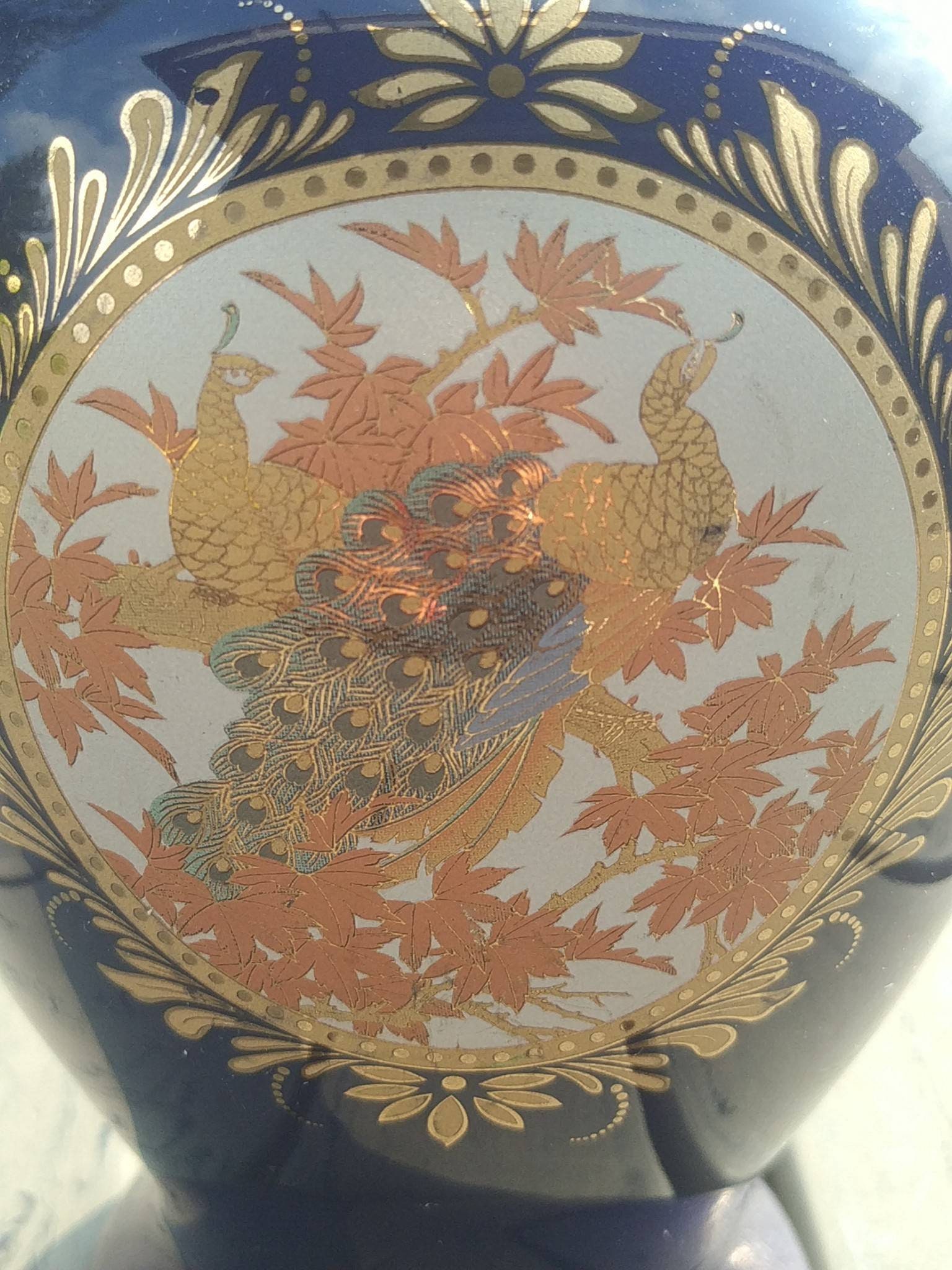 Vintage. Vase Japonais en porcelaine décoratif. Motifs floraux Etsy