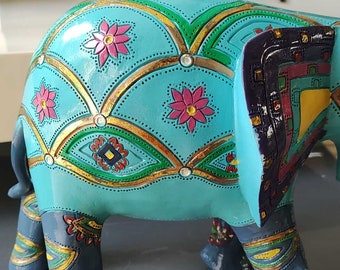 Sculpture d'éléphant Chanceux Feng Shui Grain Éléphant Statue Sculpture Richesse Figurine Cadeau