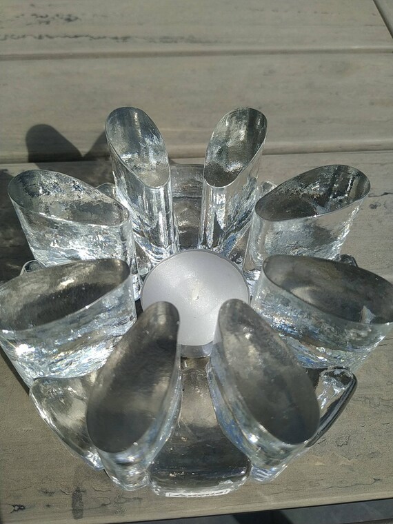 Glass Design Candle Holder. Arietta Glas Im Trend. Diameter Etsy