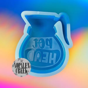 Pot Head Silicone Mold -Silicone Molds for Freshies, Silicone Mold, Soap Molds, Chocolate, Candle, Wax Melt Molds, Molds, Silicone