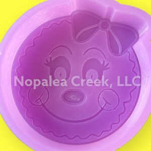Sweet Gingerbread Face Silicone Mold - Silicone Molds for Freshies, Silicone Freshie Mold, Aroma Bead Molds, Wax Molds, Soap Molds