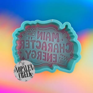 Main Character Energy Silicone Mold -Silicone Molds for Freshies, Silicone Mold, Soap Molds, Chocolate, Candle, Wax Melt Molds, Molds