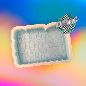 Boo Sheet Silicone Mold- Silicone Molds for Freshies, Silicone Mold, Soap Molds, Chocolate, Candle, Wax Melt Molds, Molds, Silicone