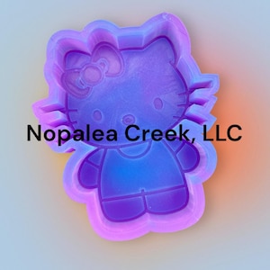 Kitty Silicone Mold - Freshies, Silicone Molds, Silicone Freshie Mold, Molds for Freshies, Aroma Bead Molds.