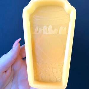 Cheetah Print 2&quot; Cardstock Drip Silicone Mold © - Freshies, Silicone Molds, Silicone Freshie Mold, Molds for Freshies, Aroma Bead Molds.
