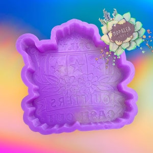 Cash Out Silicone Mold- Silicone Molds for Freshies, Food Molds, Baking Molds, Soap Molds, Wax Molds