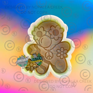 Groovy Gingerbread© Silicone Mold -Silicone Mold, Soap Molds, Silicone Mold for Freshies, Candle Mold, Food Molds