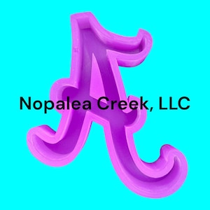 Alabama A Silicone Mold - Freshies, Silicone Molds, Silicone Freshie Mold, Molds for Freshies, Aroma Bead Mold, Soap Molds, Wax