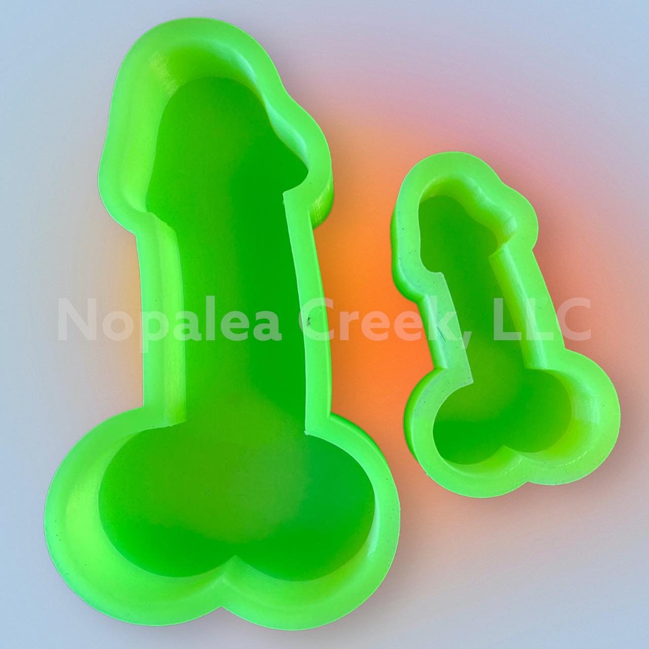 Simple Penis Silicone Mold Freshies, Silicone Molds, Silicone