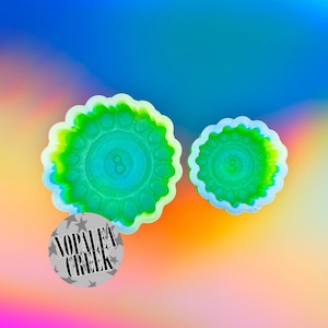 Lucky 8 Concho Silicone Mold -Silicone Molds for Freshies, Silicone Mold, Soap Molds, Chocolate, Candle, Wax Melt Molds, Molds