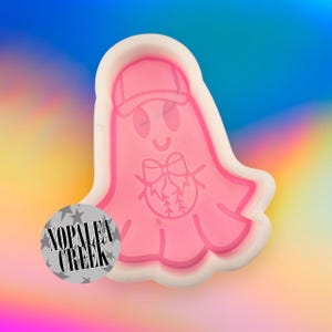 Baseball Boo Silicone Mold- Silicone Mold, Freshie Mold, Wax Melt Mold, Candle Mold, Soap Mold, Aroma Bead Mold, Food Mold