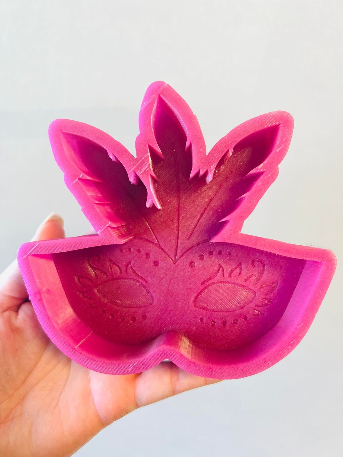 mardi gras earring molds