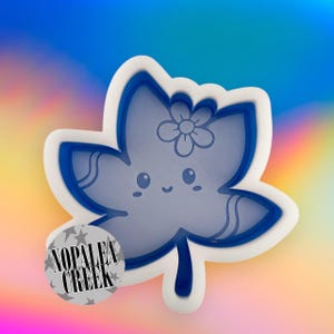 Cute Fall Leaf Silicone Mold- Silicone Mold, Freshie Mold, Wax Melt Mold, Candle Mold, Soap Mold, Aroma Bead Mold, Food Mold