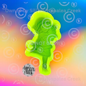 Sweet Candy Cane Pinup Silicone Mold© -Silicone Molds for Freshies, Silicone Mold, Soap Molds, Chocolate, Candle, Wax Melt Molds, Molds