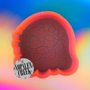 It&#39;s a Snack Santa Silicone Mold -Silicone Molds for Freshies, Silicone Mold, Soap Molds, Chocolate, Candle, Wax Melt Molds, Molds