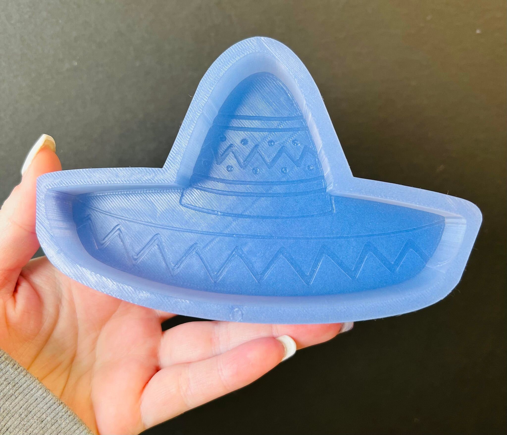 Sombrero Silicone - Freshies, Silicone Molds, Silicone Freshie Mold, Molds for Freshies, Aroma Bead Molds.