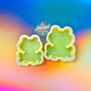 Simple Frog Silicone Mold-Freshies, Silicone Molds, Silicone Freshie Mold, Molds for Freshies, Soap Molds, Wax