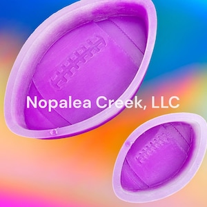 Simple Football Silicone Mold - Silicone Molds for Freshies, Silicone Mold, Aroma Bead Mold, Soap Molds, Wax Molds, Freshie