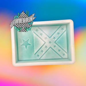 Texas War Flag Silicone Mold-Freshies, Silicone Molds, Silicone Freshie Mold, Molds for Freshies, Soap Molds, Wax