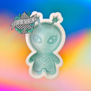 Cute Alien Silicone Mold-Freshies, Silicone Molds, Silicone Freshie Mold, Molds for Freshies, Soap Molds, Wax