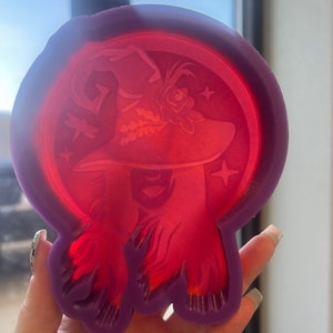 Witchy Woman Silicone Mold - Freshies, Silicone Molds, Silicone Freshie Mold, Molds for Freshies, Aroma Bead Molds, Soap Mold, Wax