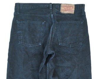 80s Vintage Levis 501 Black Jeans Denim Pants Made in Usa