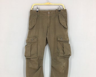 Vintage 00s Japanese Brand Midas Cargo Multipocket Pants Japanese