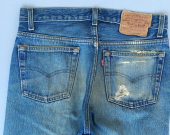 Size 28x30.5 Vintage Levis 515 Light Wash Blue Jeans Levis 90s | Etsy