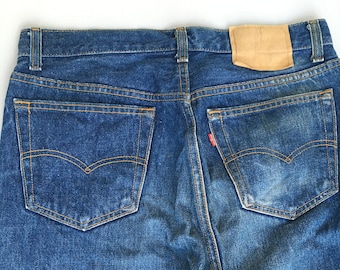 Vaqueros Levi's 501 vintage de talle alto para hombre, talla 30, descoloridos, de los años 90, desgastados, estilo mom, boyfriend, Levi's, fabricados en EE. UU.