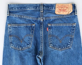 Talla 28x31.5 Vintage Levis 702 LVC Japón Jeans Azules Denim | Etsy España
