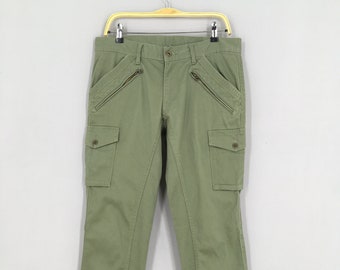 パンツ GR217 semantic design cargo pants LL Size 31x33 Semantic Design Cargo Pants Black Bondage Pants