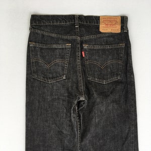 Size 28x33.5 Vintage Levis 503 Dark Black Jeans Straigh Leg Size 28x33.5 Vintage Levis 503 Dark Black Jeans Straigh Leg