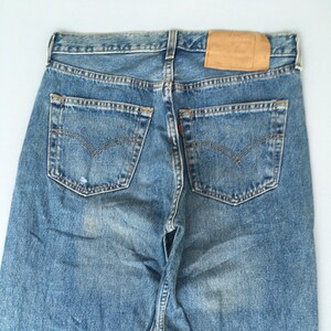 Size 30 Vintage Levis 501 Light Washed Jeans High Waisted 90sLevis Faded Dirty Jeans Levis Distressed Mom Jeans Boyfriends Jeans USA