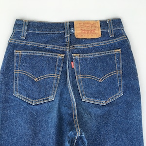 Size 24x28 Vintage Levis 501 Indigo Blue Women&#39;s Jeans High Waisted Levis Usa 90s Faded Denim Distressed Levi&#39;s Mom Jeans Boyfriends Jeans