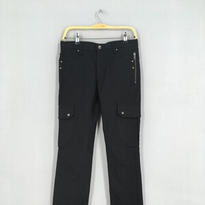 Size 31x33 Semantic Design Cargo Pants Black Bondage Pants