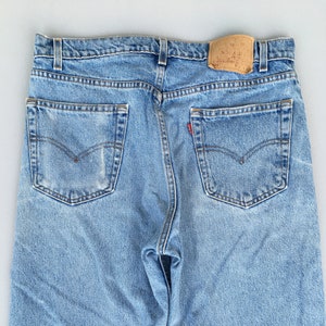Size 33x31 Vintage Levis 505 Light Wash Blue Jeans Distressed Denim 90s Faded Dirty Denim Levis Jeans Vtg Men Jeans 80s Stone Washed Denim