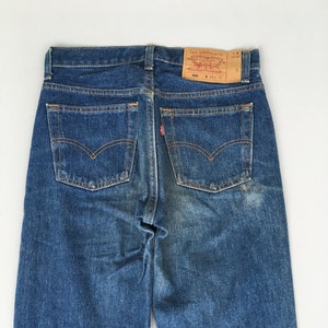 Size 28 Vintage 1990s Levis 501 Indigo Blue Jeans Levi&#39;s Faded Dirty Jeans Levis Distressed Denim Levis Mom Jeans Button Fly Denim Levis