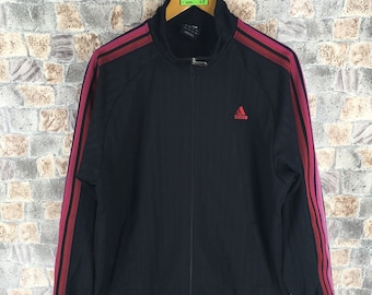 Fila trainingsanzug | Etsy Vintage Adidas Trainingsjacke Damen Gr. XL44 90er schwarz