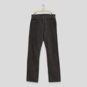Size 29x32.5 Vintage 80s Levi&#39;s 501 Faded Black Jeans High Waisted Jeans 80s Levi&#39;s Stonewash Denim Levi&#39;s Straight Cut Levi&#39;s 501 Jeans W29