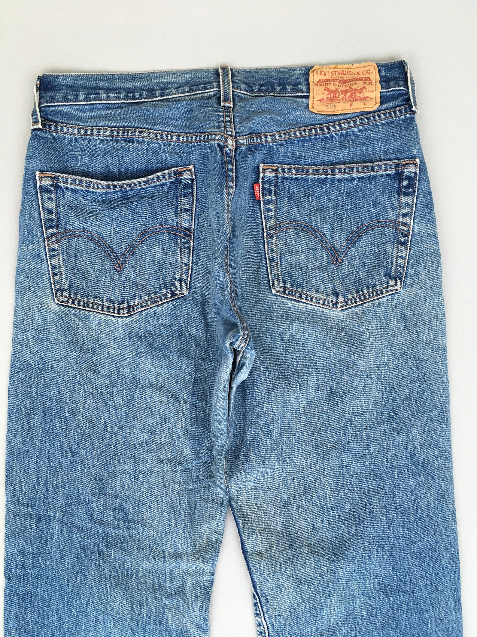 Size 30x32.5 Vintage Levis 501 Button Fly Jeans Levi's 90s - Etsy UK