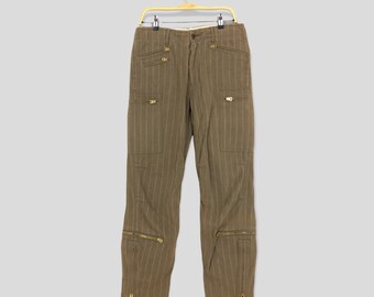 Size 31x33 Semantic Design Cargo Pants Black Bondage Pants