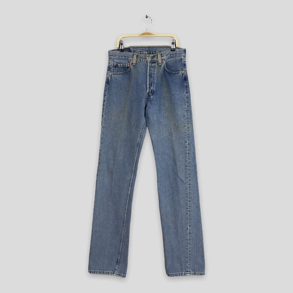 Size 28x34 Vintage 90s Levi's 501 Faded Blue Stonewash Jeans Size 28x34 Vintage 90s Levi's 501 Faded Blue Stonewash Jeans