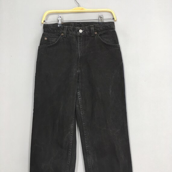 Size 28x31 Vintage 90s Levis 950 Black Jeans Tapered Leg