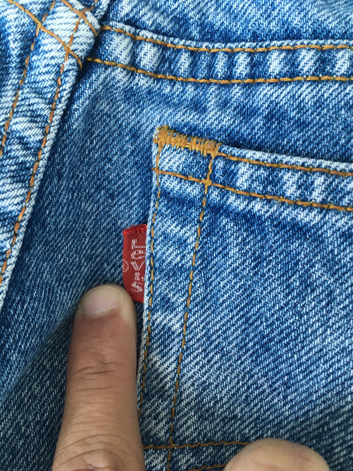 Size 28x30 Vintage 90s Levi's 606 Faded Blue Jeans Levis | Etsy