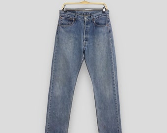 Size 30x30.5 Vintage 90s Levi's 501 Distressed Jeans Levis Straight Leg Jeans Levi's 501 Button Fly Stonewash Levi's Usa Unisex Jeans W30