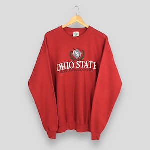 Vintage Ohio State Buckeyes Sweatshirt XLarge OSU Ohio State University Jumper Ohio Buckeyes Football Pullover Ohio Buckeyes NCAA Sweater XL