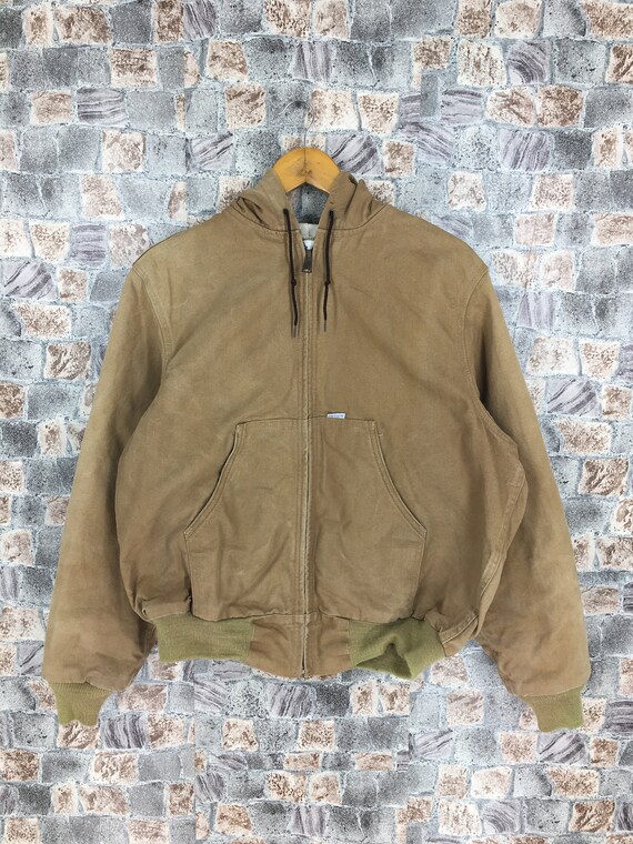 Carhartt Chore Denim Jacket Hoodie 