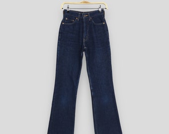 Vintage Levi's 517-02 Jeans 90s Patite Bootcut High Waisted Denim