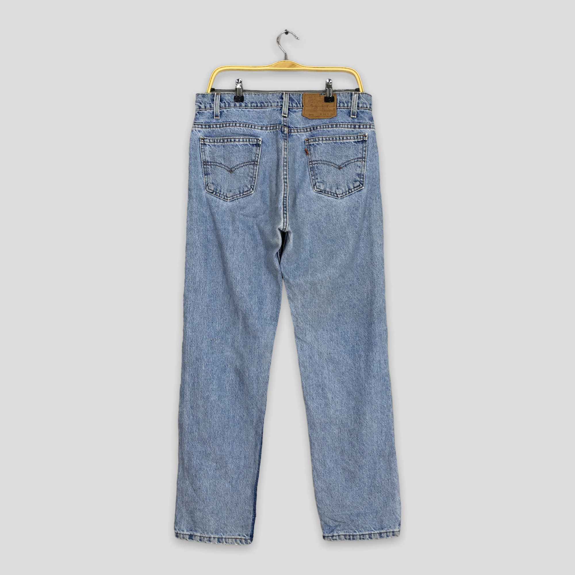 Size 33x29 Vintage Levis 505 Slim Fit Stonewash Jeans 1990s Levis