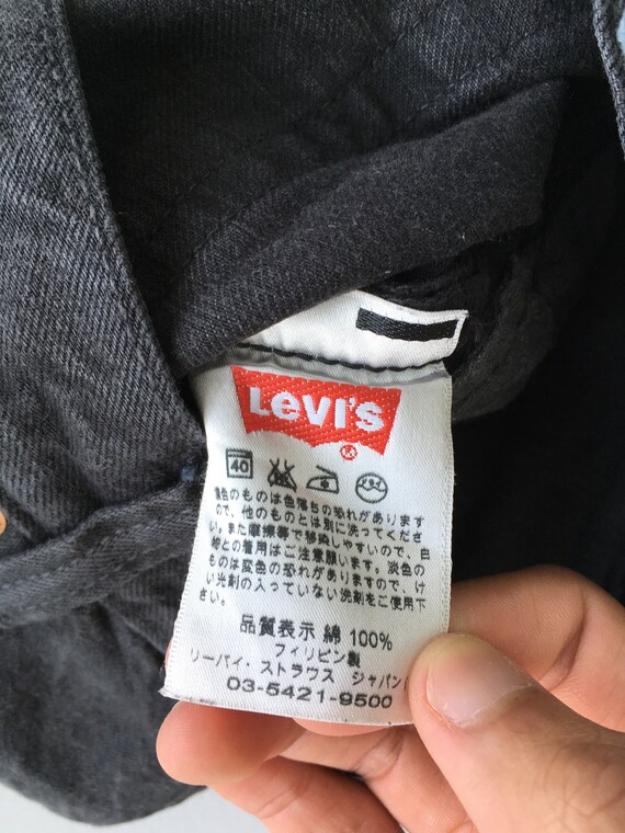 Size 32x31 Vintage Levis 501 Levi's Overdyed Jean… - image 10